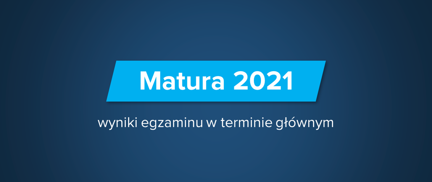 Matura 2021, wyniki egzaminu w terminie głównym